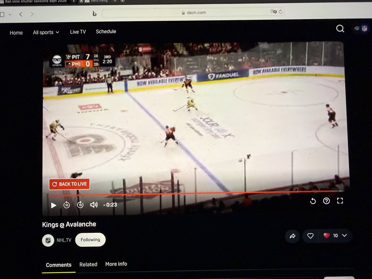 jasonwolcott75's tweet photo. @dazngroup @NHL Hey @DAZN and @NHL this is not how an LA Kings fan wants to start the season… Waited all summer to watch my team play their first game and I’m stuck watching Pittsburgh routing Philadelphia… get your act together. I paid 100 bucks for a service and I can’t even watch my team??? https://t.co/MAwCTqeYsP