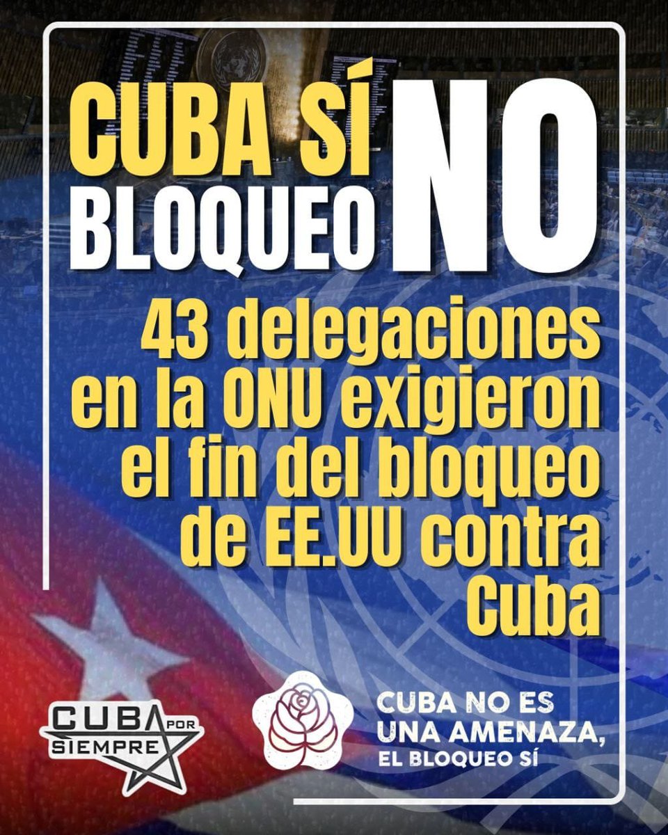 ariel_yovanis's tweet photo. #Cuba🇨🇺 no es una amenaza, el bloqueo sí.
#CubaNoEstáSola

@BarceloOrt92635 @UJCdeCuba @LilianaPup87441 https://t.co/OCAfcUu82X