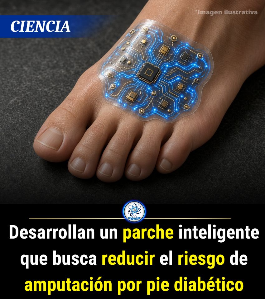 EnsedeCiencia's tweet photo. El equipo, liderado por el profesor Inkyu Park, desarrolló un parche sensor multimodal optoelectrónico inalámbrico y sin batería. Va dirigido al tratamiento de úlceras diabéticas, capaz de medir simultáneamente varios parámetros biológicos con ayuda de un apósito funcional https://t.co/fgqWa71Xib