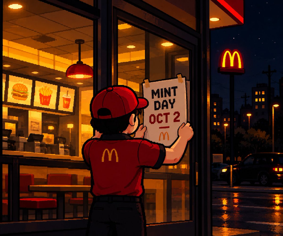 FriesDotFunRH's tweet photo. mint date: October 2

time: 12:00 (UTC)

Drop @RobinhoodCrypto EVM wallet below &amp; follow for WL GTD.

This is the LAST WL GTD giveaway, collabs will be running until mint day.

Checker soon, almost time to clock in 🍟 https://t.co/GsVPiNUUII