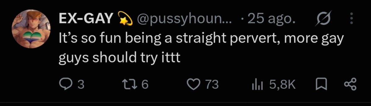 _FamiD3vil's tweet photo. @MenIsTheFocus @Cut3styfairy @K3rma7a2 paraphilia in real life but support a guy who literally said he believes in gay conversion therapy and that his posts should be protected when one of his many posts is like https://t.co/oLPspi1USX