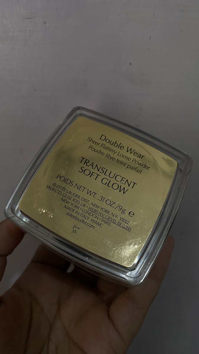 1sixu's tweet photo. Wts | want to sell  100% authentic 
Estee lauder double wear loose powder 
Shade translucent soft glow 
Isi sekitar 60% | di atas setengah
💸240k after voc 
Bisa oren excl adm 

https://t.co/UOZe1TvG9w
(Akun utama lg kena pinalti🤧) 

Highend makeup preloved luxury https://t.co/AxaS3y9LQO
