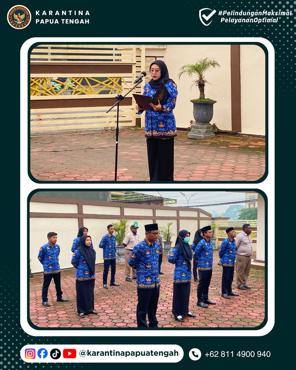 KarantinaPateng's tweet photo. Amolongo SobatQ 👋🏻

Rilis Karantina Papua Tengah, 01 Oktober 2026
Nomor : 108/BKHIT-PT/09/2026

Hari Kesaktian Pancasila : Teguhkan Ideologi, Kokohkan NKRI

Selengkapnya : https://t.co/ezjoBi285g

#harikesaktianpancasila2026 #karantinapapuatengah #karantinaindonesia https://t.co/DniCcgyXr3
