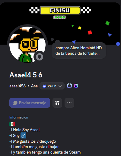 Asael4566's tweet photo. Aquí está mi Discord. para quien quiera hablar, o mandar una solicitud. este messajen se borrara el 1 hora https://t.co/eQznqKMhmg
