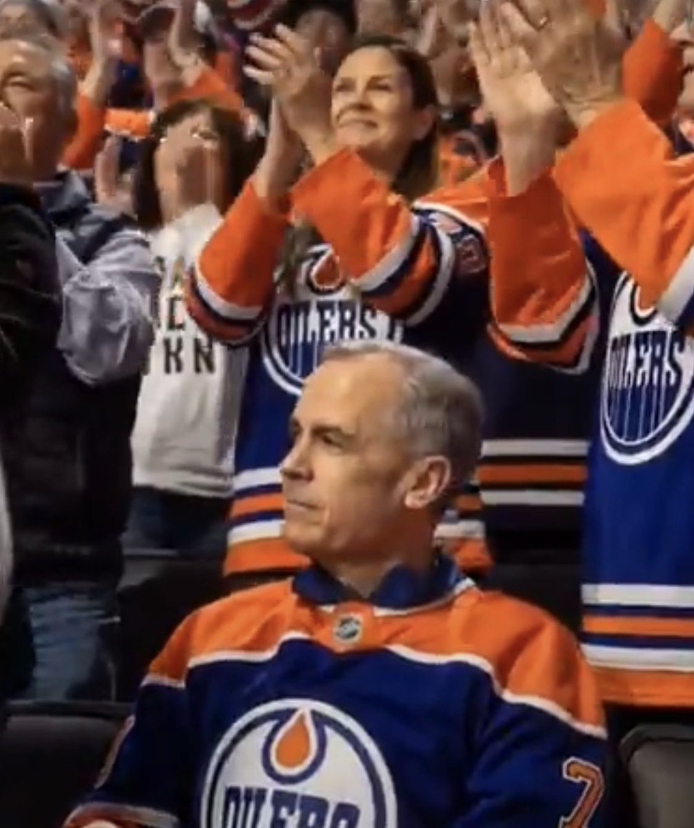MarcNixon24's tweet photo. This remembrance day will MarK Carney failing to stand up to honor our veterans at the Oilers game resurface and trend online? https://t.co/XEyGKKZDAy