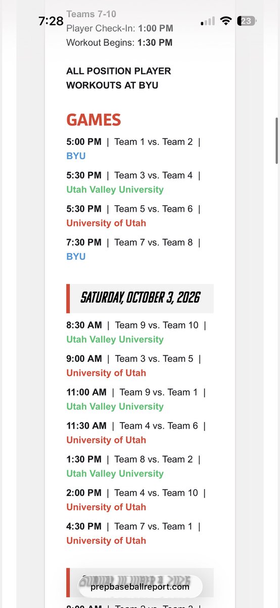 WalkerTreyj's tweet photo. I am excited to be playing in the PBR west coast games this week at BYU, Utah Valley, and  Utah I am on team 5. @mikesbrown5 @BretRinger @30Skipper @mitchmoralez8 @Coach_MDawson42 @CoachVig24 @FauldsBryan @22shacks @naiello44 https://t.co/00ICLA6eHT