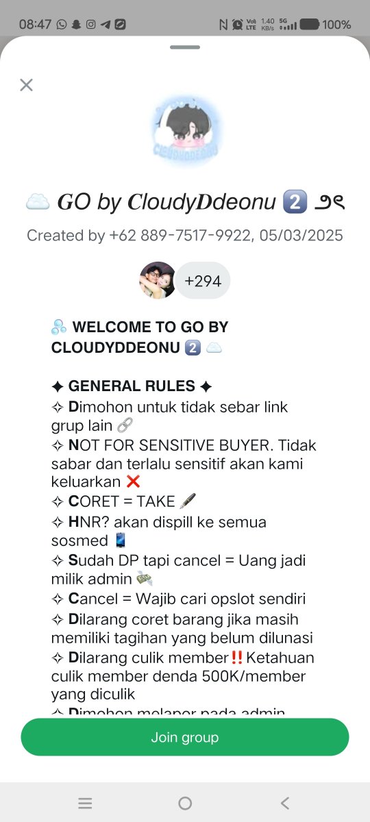 bluerraaa's tweet photo. HELP RT‼️
scammer GO ⚠️
no Wa : +62 895-3221-38795
IG pribadi : @sssunooism__
Tiktok pribadi : @rosarriedoll
Tiktok GO : @cloudyddeonu.go
Line pribadi : @rosarriedoll
#scammer #scamgo https://t.co/gbomF3mKMb