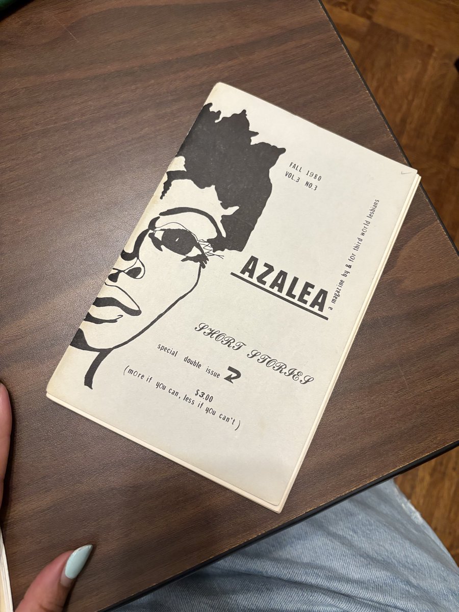 notanarch1ve's tweet photo. took another trip to the lesbian herstory archives in brooklyn to look for Black lesbians in the periodicals section 🕵🏽‍♀️🔎📝📰 https://t.co/sSJ6io1QXp