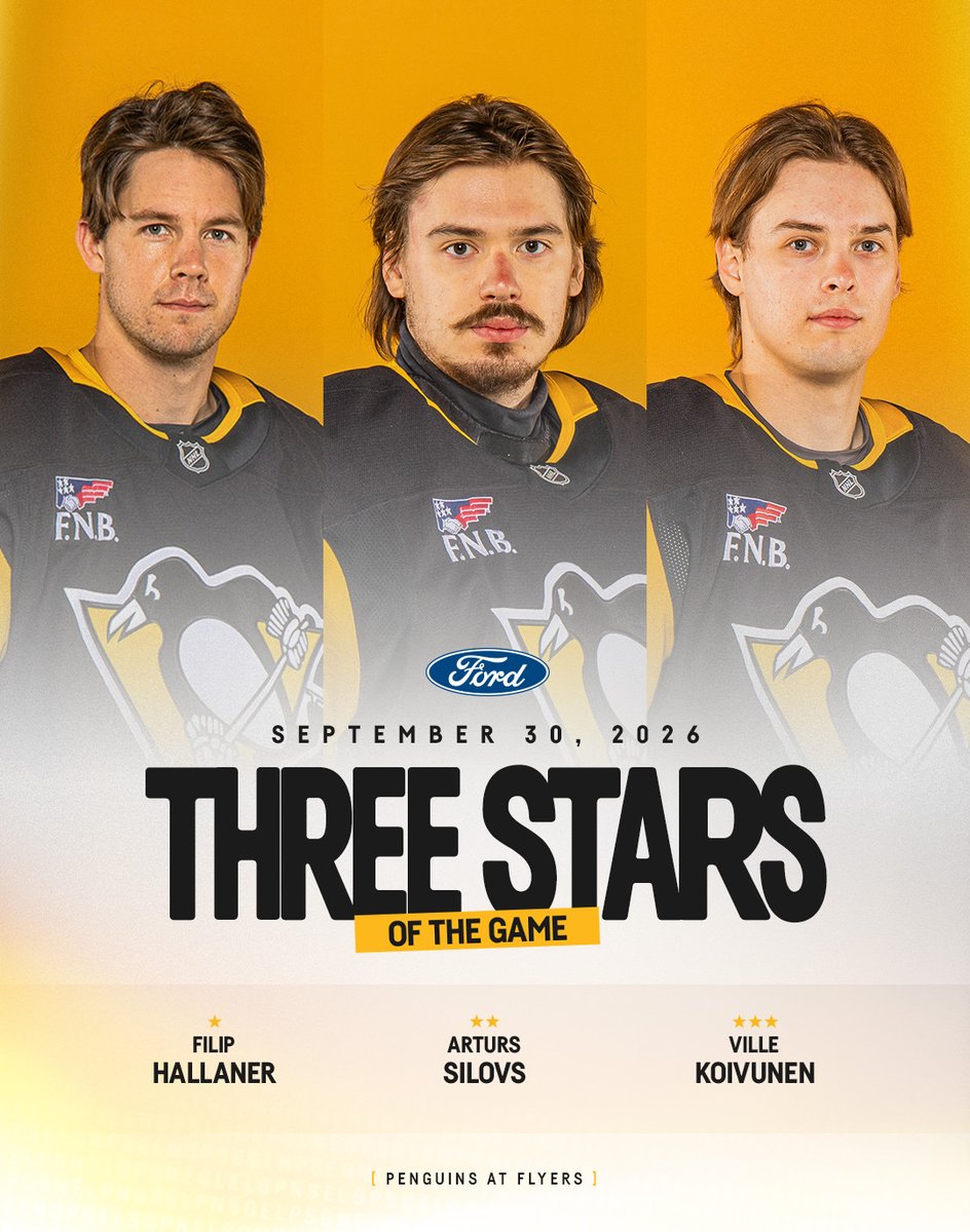 penguins's tweet photo. Pennsylvania’s finest ⭐️ https://t.co/KWgRJobjnh