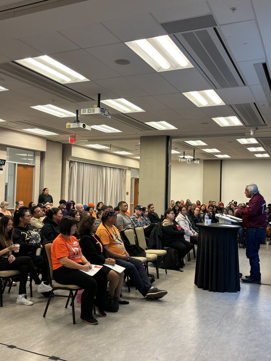 BowValley's tweet photo. Earlier this week, our Bow Valley College community came together to recognize Orange Shirt Day. 🧡

We gathered to learn, reflect, and honour Residential School Survivors and remember the children who never returned home.

#OrangeShirtDay #NDTR https://t.co/bNHnjDrWcL