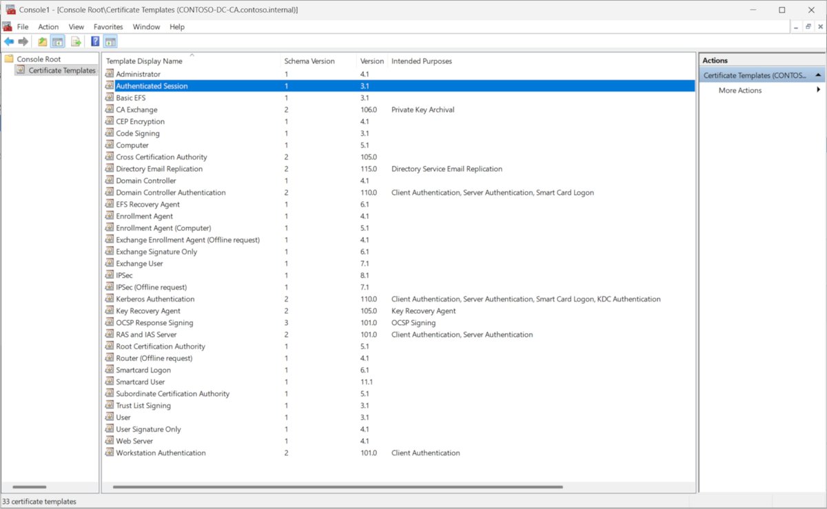 orinthomas's tweet photo. Next module in my AD CS series - Design and manage AD CS templates https://t.co/S7V4AAjlzq https://t.co/u1YE0CnsS4