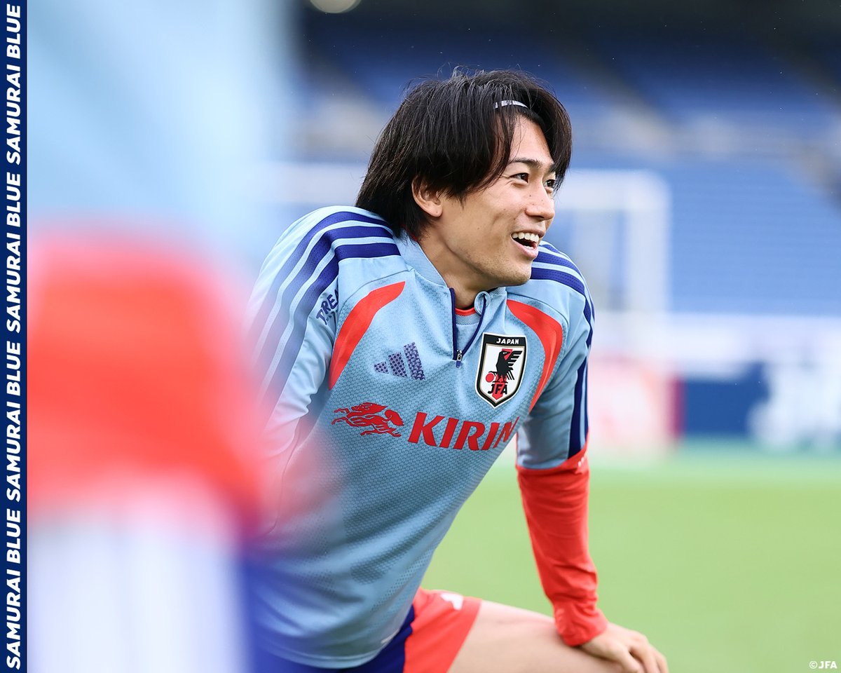 jfa_samuraiblue's tweet photo. 𝐆𝐨𝐨𝐝 𝐟𝐞𝐞𝐥𝐢𝐧𝐠👍

中村敬斗｜久保建英

#サッカー日本代表 https://t.co/cCe0UceH5T