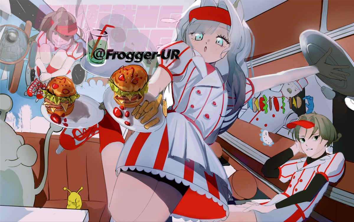 froggerUR's tweet photo. ダイナー宇宙店 https://t.co/UO074t6Aqd