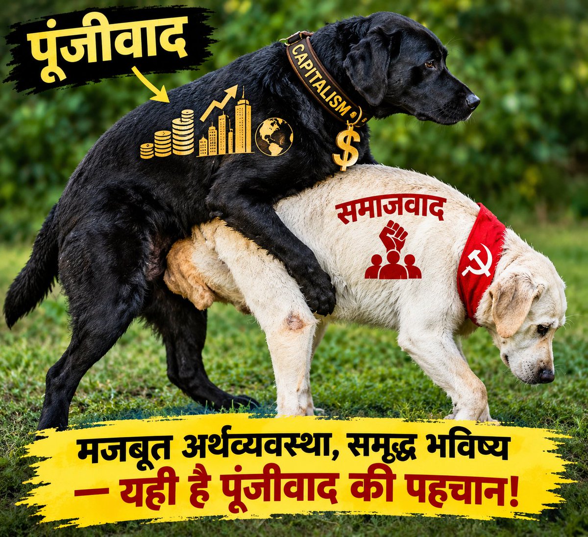 BabuSahab_0003's tweet photo. आखिरकार पूंजीवाद के आगे समाजवाद को निहुरना ही पड़ा। https://t.co/uaPA1dpGrt
