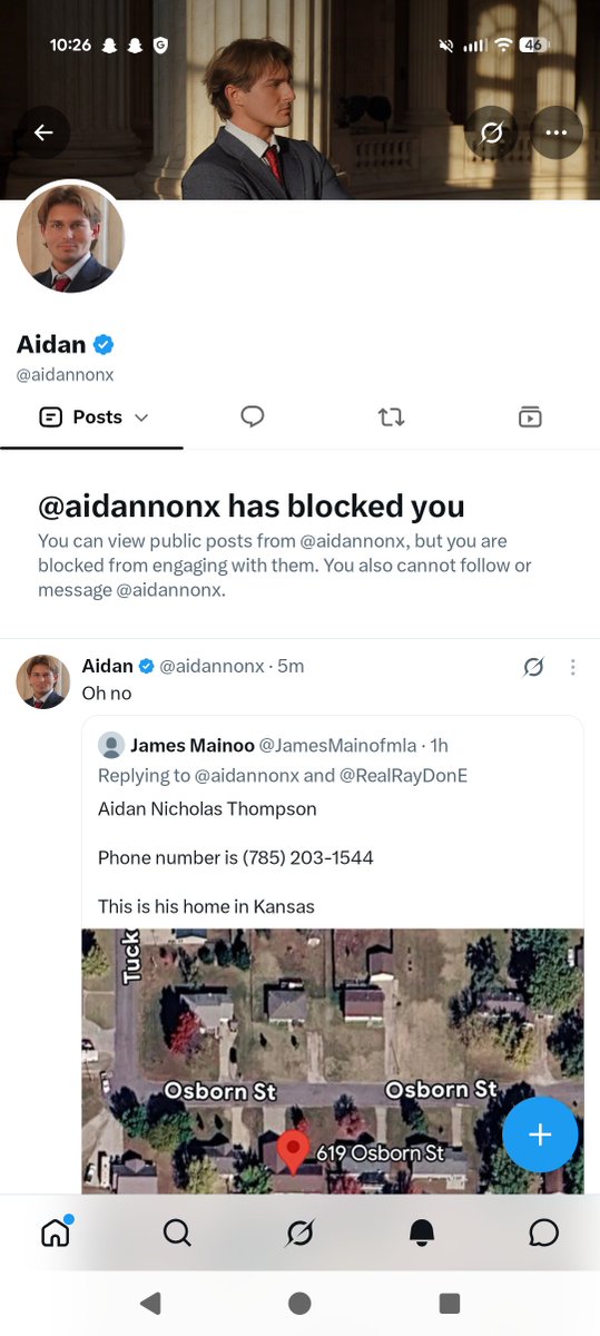 4surenotbatman's tweet photo. This is what privileged sons of rapists and abusers who hate their mothers do. They continue to function as if they're truly entitled to everything down to a women's body and will bitch and moan about their rapist character while making rape jokes like a sociopath
@aidannonx https://t.co/bnMi46LKOJ