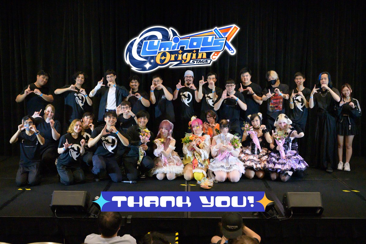 LuminousOrigin's tweet photo. The amount of passion and heart from our Idols, Uchishi and audience gave Luminous Origin so much life! I'm truly thankful to those who were able to come and witness our very special stage! We hope to see everyone again someday! https://t.co/9E6eXiYqOz