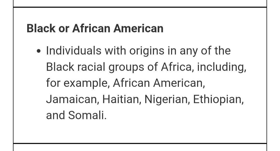 DiasporaAbc's tweet photo. The updated standards have seven co-equal minimum categories for data on race and ethnicity: American Indian or Alaska Native, Asian, Black or African American, Hispanic NOT A #FBA #ADOS #Pretendian in sight LOL! What happen to delineation⁉️ https://t.co/gZXCmxawya