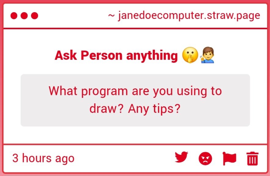 JaneDoeofDoe's tweet photo. 1 &amp; 2 You are both getting slimed-

3 Thank you so much!! I appreciate the feedback back as I sometimes will not lock in at most times or be in artblock

4 I use magam studio the most since I draw on phone, as for tips I would look at what you see fit or find inspirations!// https://t.co/vlSROEQsxY