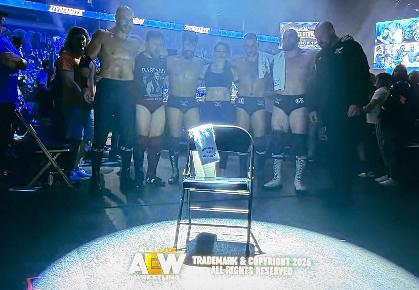 WSBFun's tweet photo. Manchester Orchestra was a perfect song choice.

Drink lots of water, look after your mates.

#AEWDynamite https://t.co/HZXy7wISLv