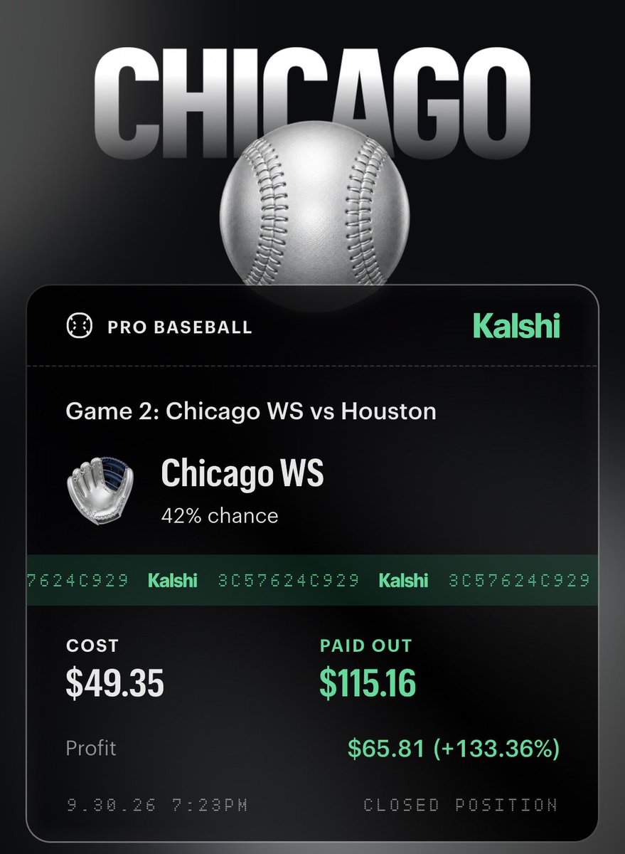 Siquefwm's tweet photo. Go get yall sum dinner on me✅✅

BANGGG WAS IT EVEN A SWEAT?

FUCK THE ASTROS

Show love for next ✅

#mlb #baseball #Gambling𝕏 #kalshi https://t.co/PiOKz00i1r
