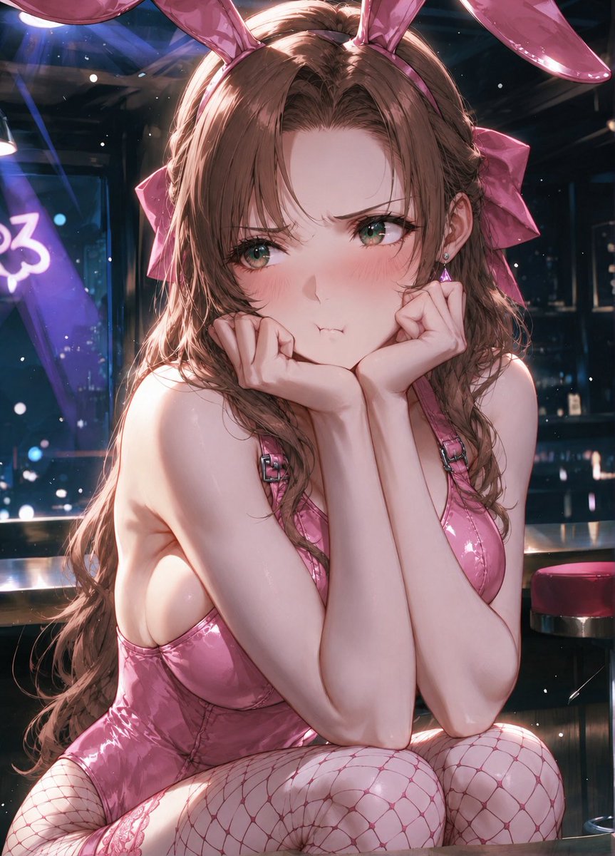 RedBeard420Sir's tweet photo. Does anybody have a favorite? #Aerith #Tifa #Yuffie #FFVII #FinalFantasy #PlayboyBunnyOutfit https://t.co/XqVVhJr00o