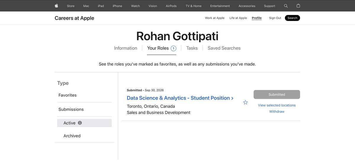 RohanSGottipati's tweet photo. Shooting my shot @Apple https://t.co/1roIM95spf