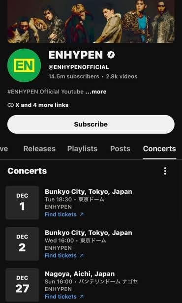 enha7family's tweet photo. MAMA 2026, and their first tour after November is in Japan. Japan is known for having strict contractual requirements. If Heeseung is still under contract with ENHYPEN, he will return for the Japan concert.

Cr: HYPN7VERSE https://t.co/erfZUqNb3n
