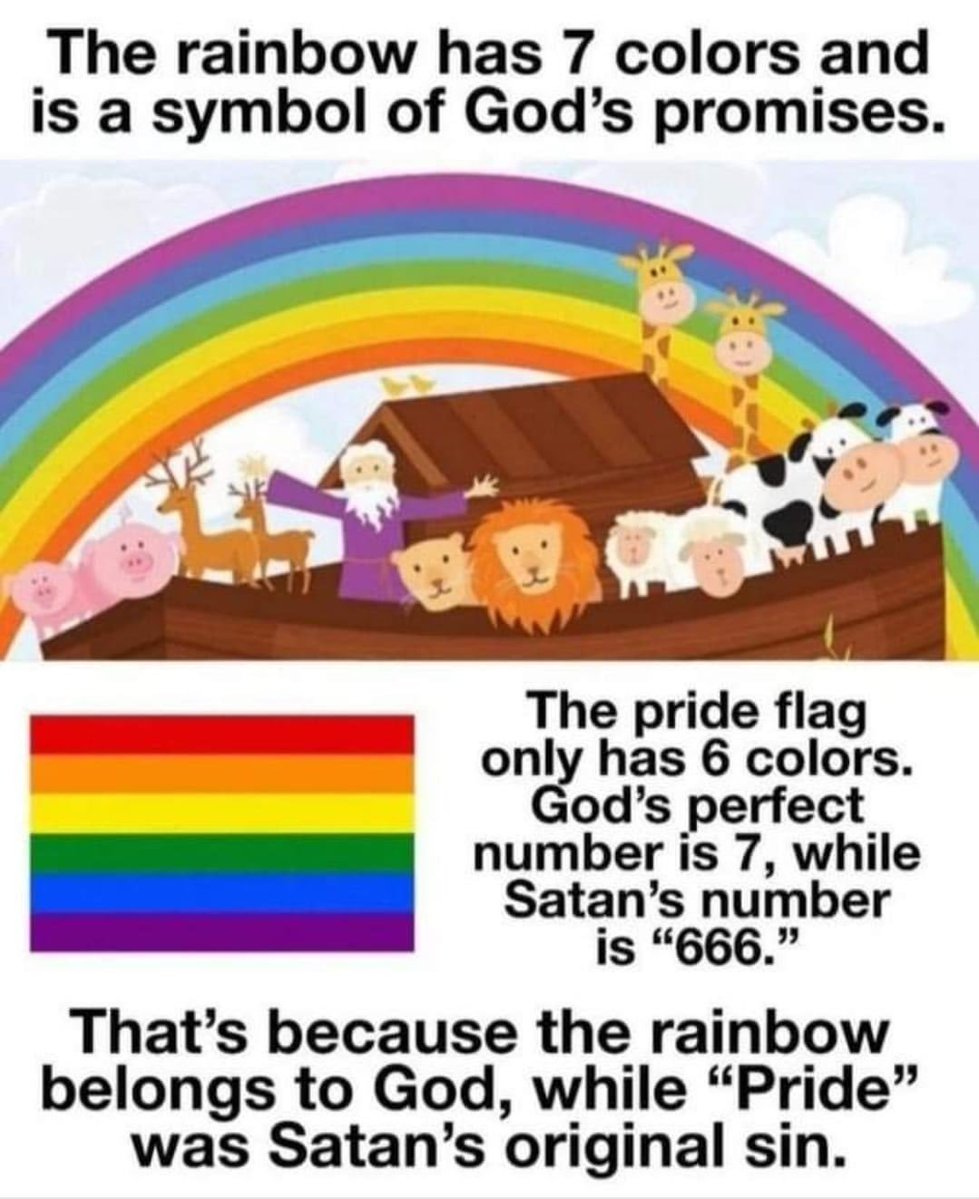 MisterDogBin's tweet photo. @GodlyAction And pride is Satan's original sin https://t.co/YKCgoaQCw1