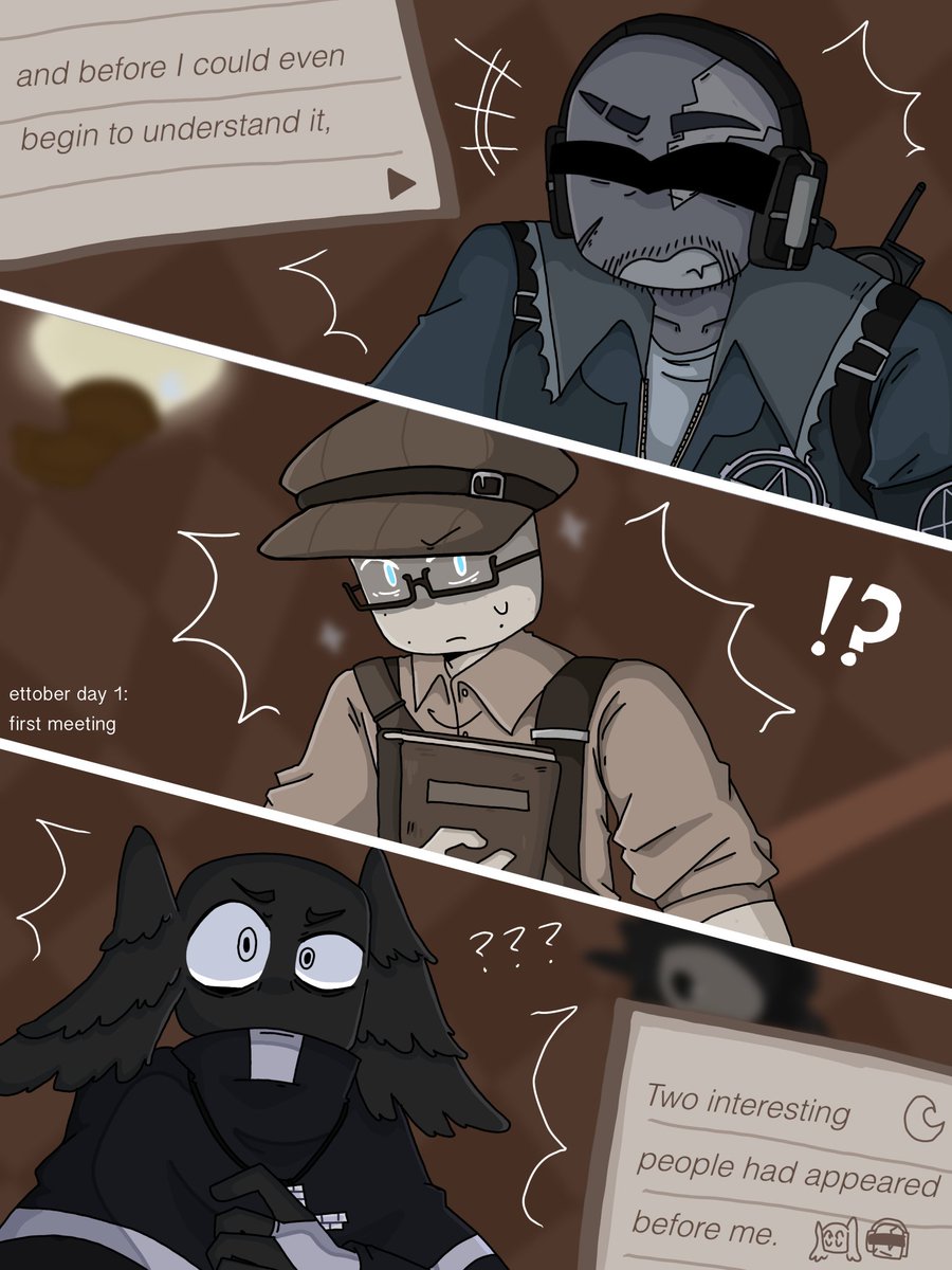 memoryoflooping's tweet photo. #ettober DAY 1: First Meeting !! 
all these prompts are so exciting im so full of ideas 🥹

#ett #endlesstormenttrio #eternaltormenttrio https://t.co/uoGLJM2D48