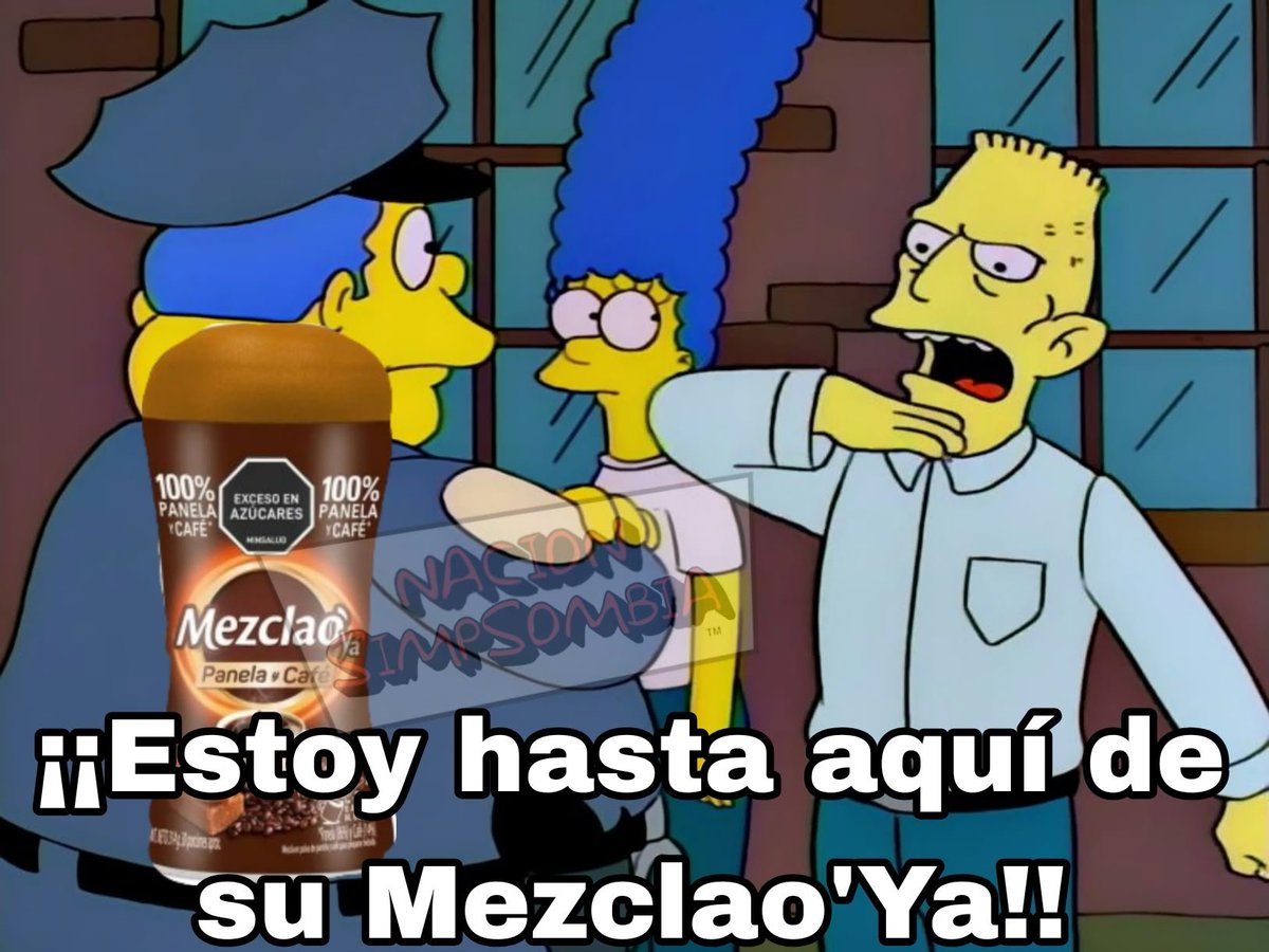 NSimpsombia's tweet photo. Si escucho el comercial de mezclado voy a gritar https://t.co/rEzPf5pCy4