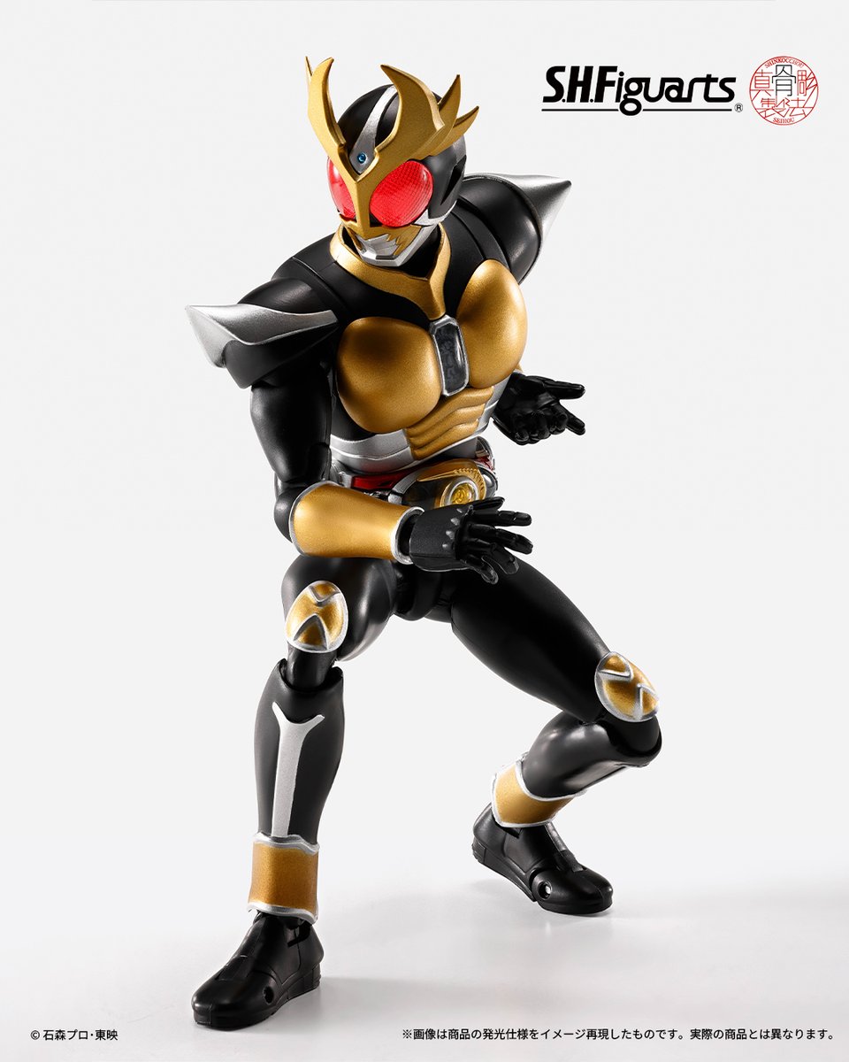 t_features's tweet photo. 【10月1日(木)16時一般予約解禁】

「S.H.Figuarts（真骨彫製法） 仮面ライダーアギト グランドフォーム 25th Anniversary Ver.」
2027年3月再販予定
📋商品詳細→ https://t.co/N97XaDHDqv

集光頭部パーツや25周年記念デ��インの台座を備えた特別仕様で蘇る！
#t_shf #仮面ライダーアギト https://t.co/pd7XNTj01j
