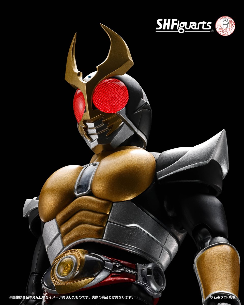 t_features's tweet photo. 【10月1日(木)16時一般予約解禁】

「S.H.Figuarts（真骨彫製法） 仮面ライダーアギト グランドフォーム 25th Anniversary Ver.」
2027年3月再販予定
📋商品詳細→ https://t.co/N97XaDHDqv

集光頭部パーツや25周年記念デ��インの台座を備えた特別仕様で蘇る！
#t_shf #仮面ライダーアギト https://t.co/pd7XNTj01j