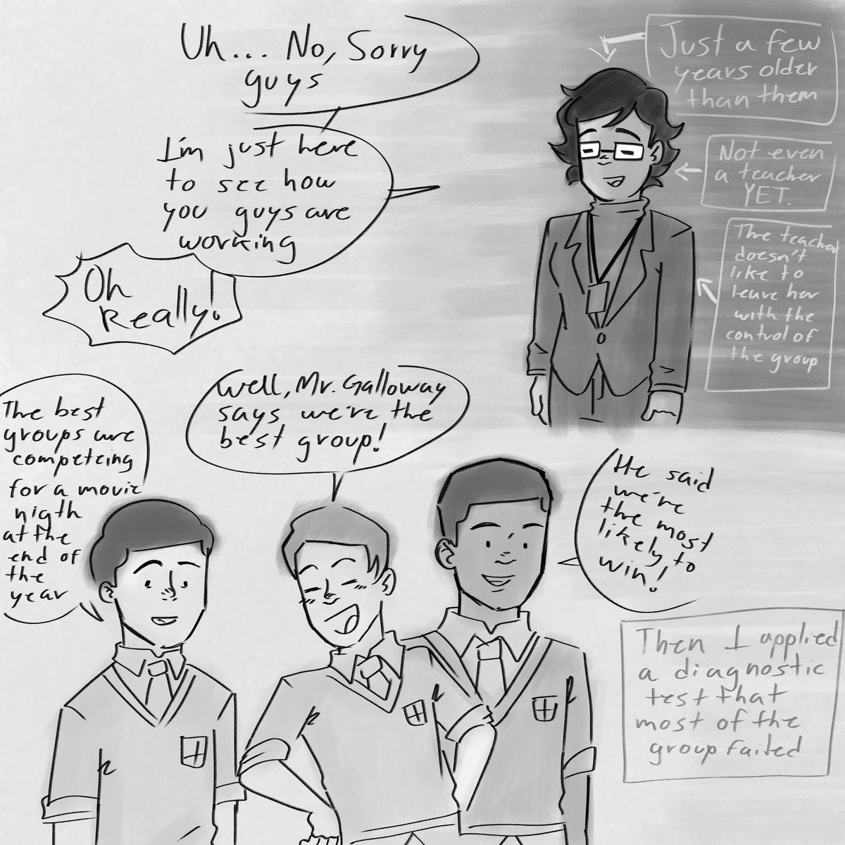 Strawberry29800's tweet photo. Based on a real interaction I had with some kids #Bullytwt https://t.co/FkmcEkZMFL