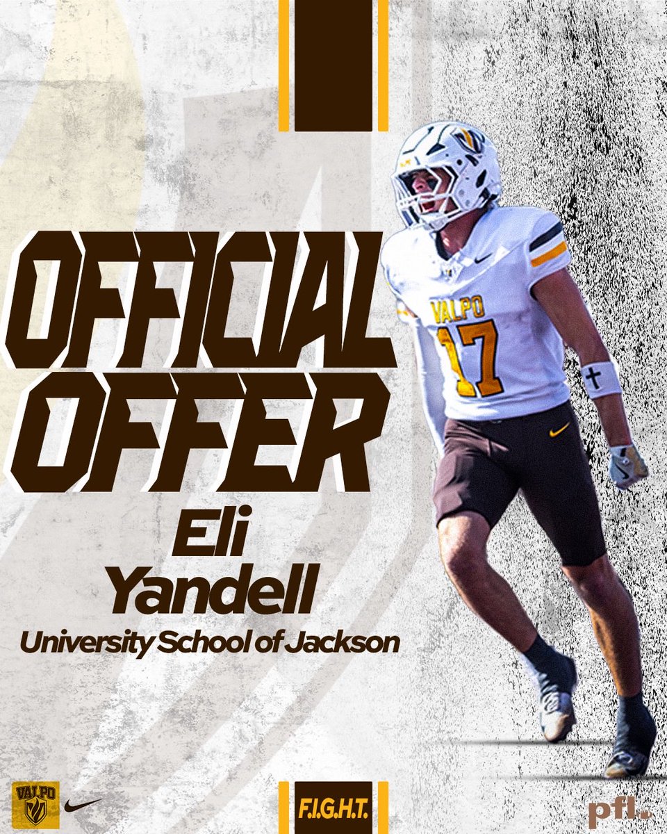 eli_yandell's tweet photo. After a great talk with @CoachWaddle I am blessed to receive a D1 offer from @valpoufootball 

@CoachFeltrop @CoachFlo12 @USJBruinFB @USJAthletics @treyteague70 @coachNickStamp 
@CSmithScout https://t.co/y38yDD1n9o