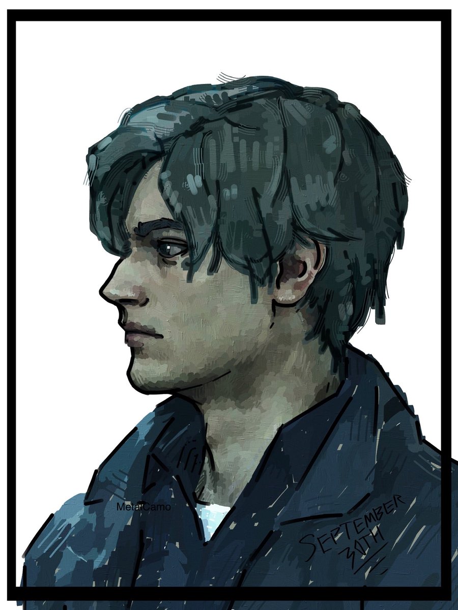 MetalCamo's tweet photo. September 30th, 1998. It's a day I'll never forget.

#ResidentEvil #LeonKennedy #DigitalArt https://t.co/l7WmUhCry3