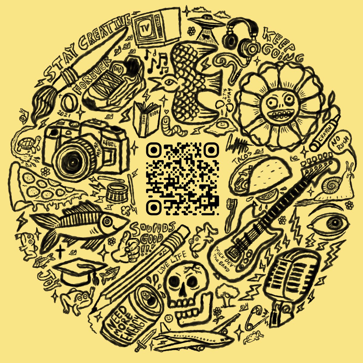 ConnorJMcDevitt's tweet photo. Design with qr code that I made https://t.co/QqZT2W2yxr