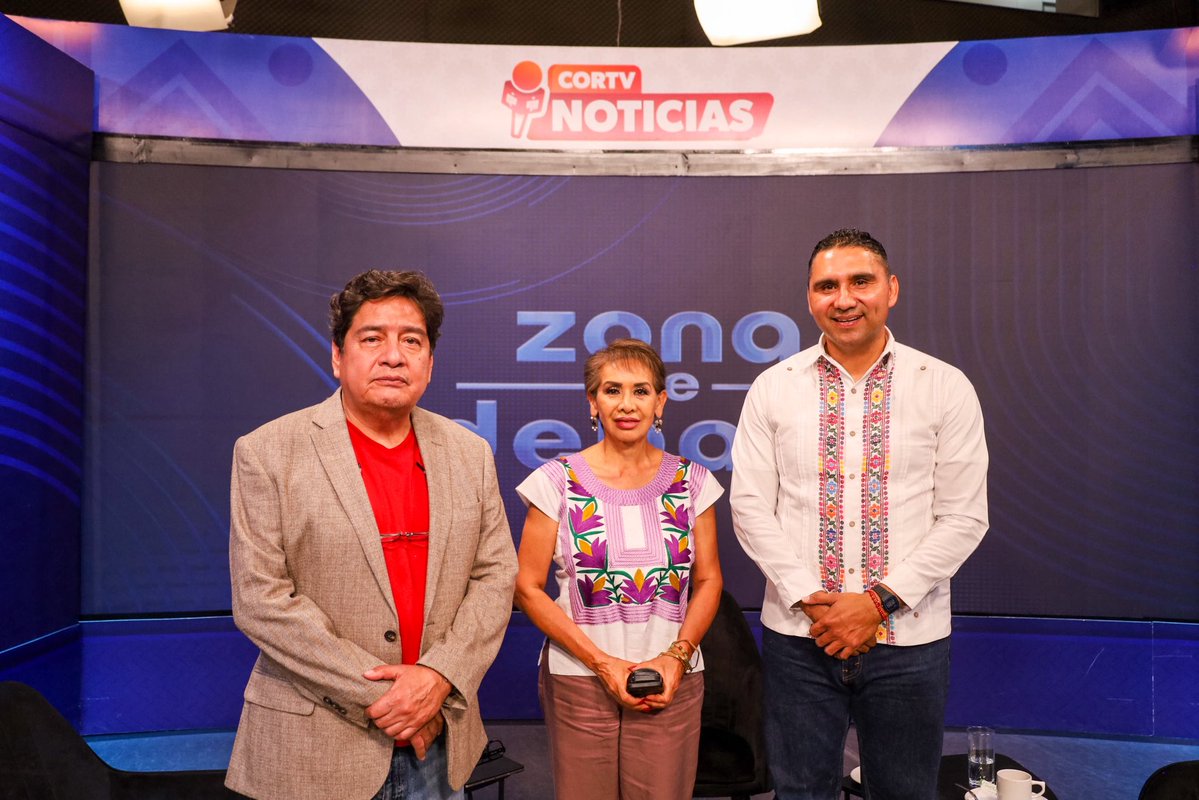 Gil_MG's tweet photo. Qué gusto estar en #ZonaDeDebate con @rosyramales y @jaimelabc, donde hablamos de los avances que estamos impulsando desde el #ICEO.

🔔 La Alerta Catastral ya es una realidad: un mecanismo gratuito que ayuda a proteger el patrimonio de las familias oaxaqueñas y prevenir posibles fraudes inmobiliarios y despojos.

El Catastro avanza con modernización, tecnología y resultados.

Gracias a @cortv por el espacio y por ayudarnos a acercar esta información a las familias de Oaxaca. 🤝

#AlertaCatastral #CoroMelo