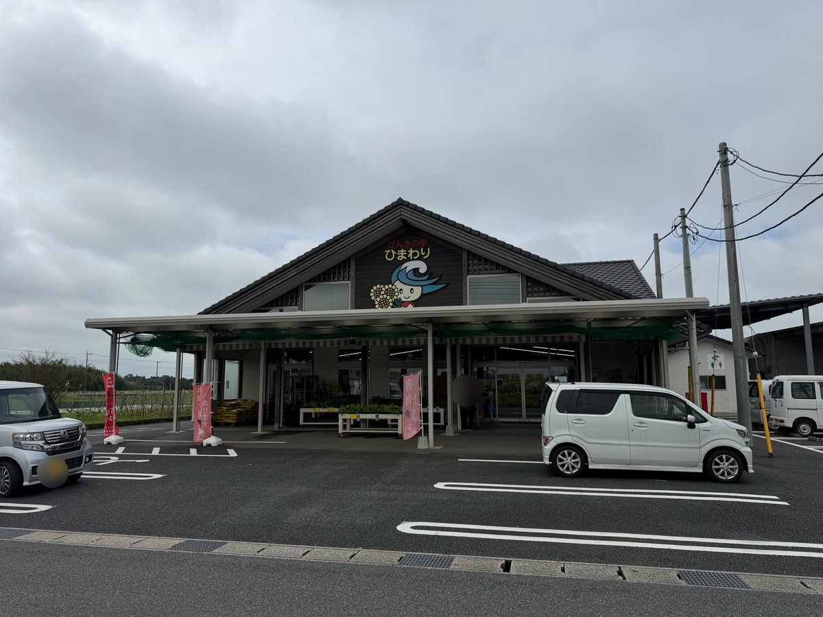 onjukugibierlab's tweet photo. 【お知らせ】

〒299-4217 千葉県長生郡白子町北高根３６３３
にあります、【げんきの里ひまわり】さん、オンジュクジビエラボラトリーの商品が売り切れましたので、お取り扱いを終了させていただきます。
引き続き【長南ジビエ】さんが、可愛いパッケージのキョンのお肉を納品してくださっていますので、ぜひ手に取ってみてください。

ここのお店は、納品のたびに新鮮なお野菜を購入して、家族で食べた思い出のあるお店です。
野菜がとにかく新鮮で、個人的な感想になってしまうのですが、玉ねぎはもちろんのこと、トマトが本当に甘くて美味しいので大好きです。

最後のご挨拶をさせていただき、ポップなどの整理を行いました。
他のオンジュクジビエラボラトリーのキョンのお肉の取り扱い店様も、残り少ないですがまだありますので、ぜひ手に取っていただければと思います。
他のお店もげんきの里ひまわりさん同様に、できる限り途切れなく商品を置けるよう、仲間がしっかりとカバーしてくれています。
本当に感謝です。

げんきの里ひまわりさん、本当にお世話になりました。
ありがとうございました。