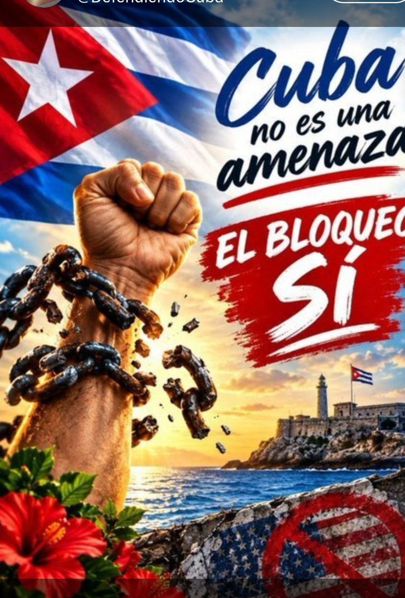 padillafabars's tweet photo. #CubaNoEsUnaAmenazaElBloqueoSí 
#CubaVencerá 
#SantiagoDeCuba https://t.co/Xiz8ZOd1x6