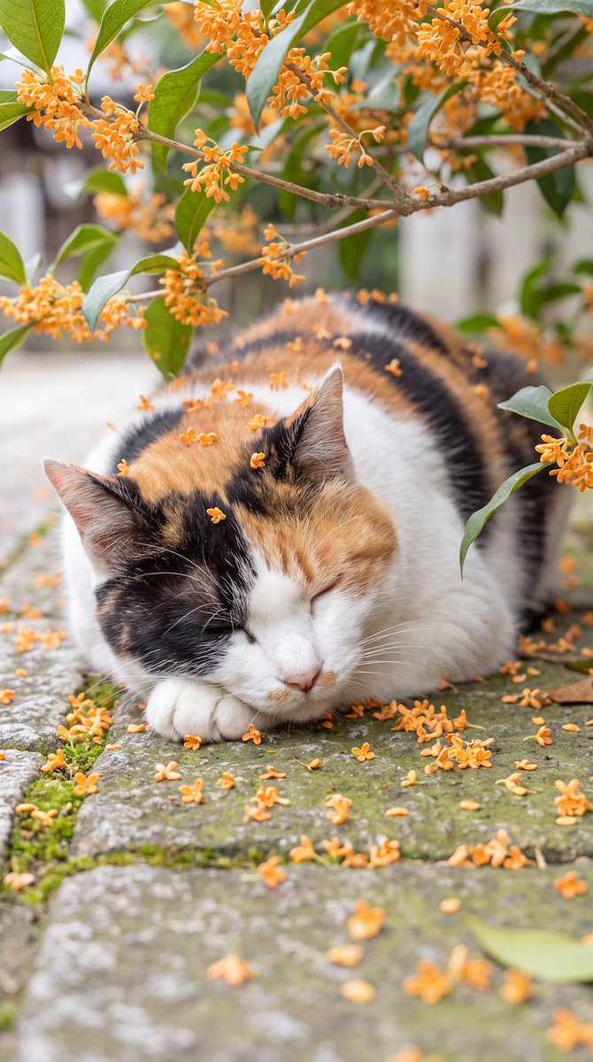 wa_cats's tweet photo. 秋が降り始める時期 https://t.co/L2GSSYlvCI