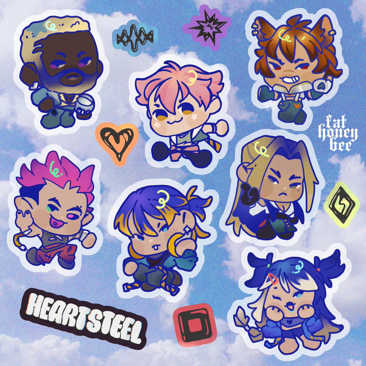 CyrilHeigaari's tweet photo. PART TWO! #HEARTSTEEL‌ stickersheets https://t.co/JJqa9yynVp