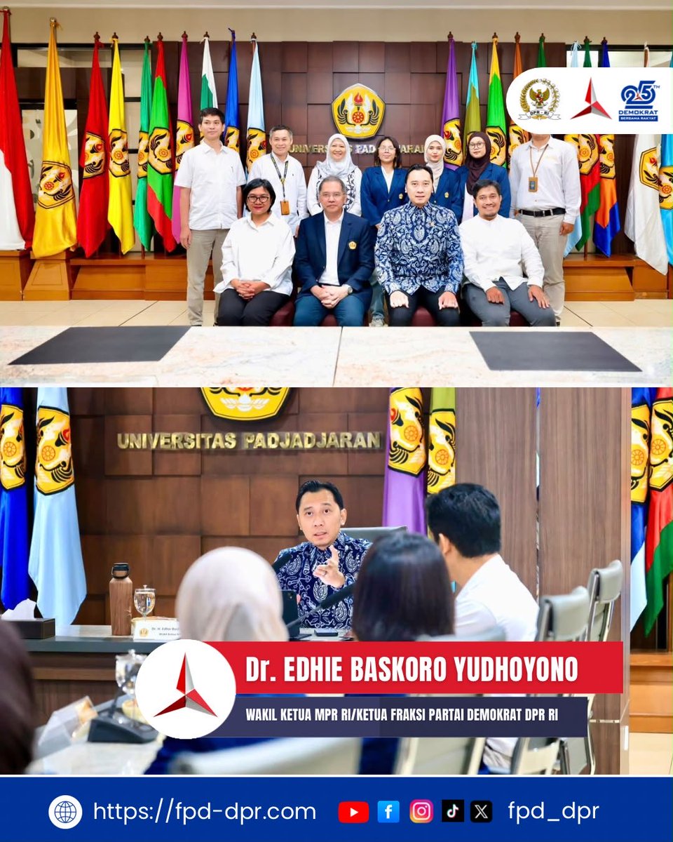 FPD_DPR's tweet photo. KABAR TERKINI
01 OKTOBER 2026

IBAS: KIP KULIAH HARUS TEPAT SASARAN, JANGAN ADA ANAK BANGSA PUTUS KULIAH KARENA ADMINISTRASI

BANDUNG, 28 September 2026- Wakil Ketua MPR RI sekaligus Ketua Fraksi Partai Demokrat DPR RI, Edhie Baskoro Yudhoyono (Ibas), menegaskan pentingnya memastikan program bantuan pendidikan, khususnya Kartu Indonesia Pintar Kuliah (KIP Kuliah), tepat sasaran dan benar- benar menjangkau mahasiswa yang membutuhkan.

“Program seperti Kartu Indonesia Pintar Kuliah atau KIP Kuliah ini sangat dinanti dan dimanfaatkan oleh kampus-kampus di Indonesia. Negara harus hadir agar anak-anak kita yang cerdas, mampu, dan memiliki kapasitas tidak kehilangan kesempatan hanya karena keterbatasan fiskal keluarga,“

Dr. EDHIE BASKORO YUDHOYONO @Edhie_Baskoro 
WAKIL KETUA MPR RI/KETUA FRAKSI PARTAI DEMOKRAT DPR RI