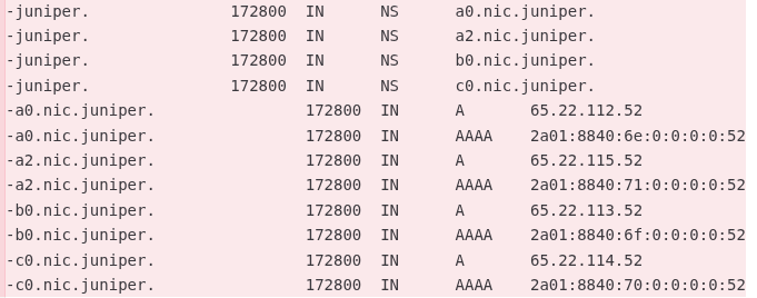 anurag_bhatia's tweet photo. And .juniper goes out from the root DNS zone! 

#RootDNS https://t.co/aEQ1qlwLAG