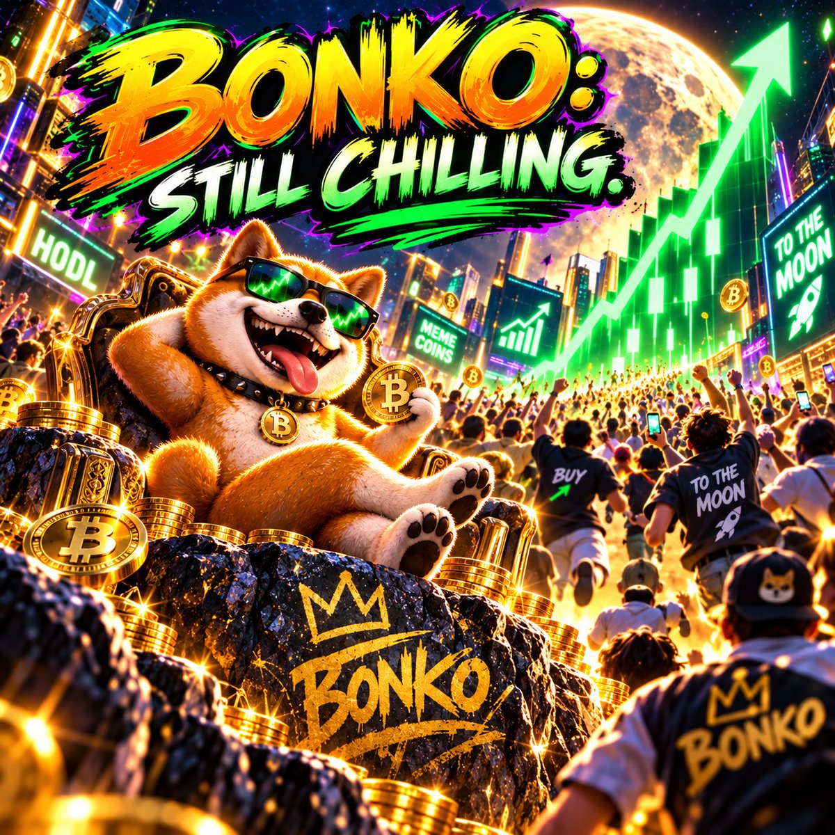 4BONKO's tweet photo. BONKO IS STILL CHILLING 😎🐶
Everyone shows up after the chart moves.

If you’re seeing this early, RT this and drop a 🐶 so we can see who found BONKO first.

CA: A91mRK9C2S9CQmaa2C6yMLLg2mxfvzkVnbR4rJUwpump

$BONKO #Solana #PumpFun #Memecoin https://t.co/bYYwsTdUfa