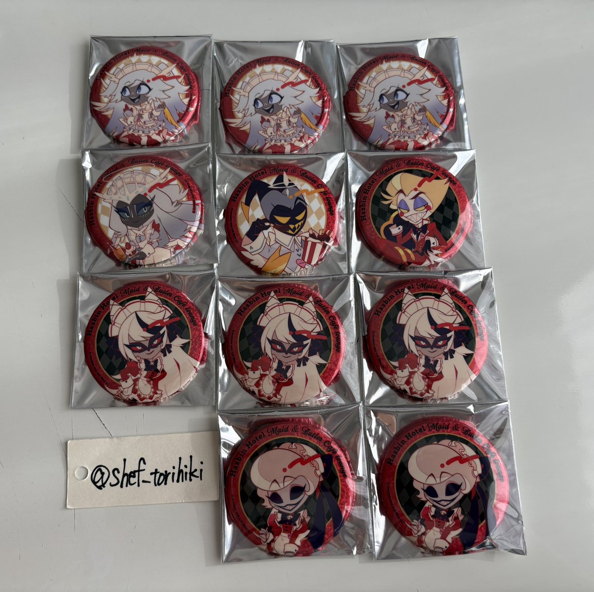 shef_torihiki's tweet photo. 【交換】ハズビンホテルへようこそ アニメイトカフェ 

求▶︎同種ヴァレンティノ
譲▶︎画像のもの

郵送でのお取引となります。
お気軽にお声かけください🙇‍♀️ https://t.co/wEnZnqrWUG