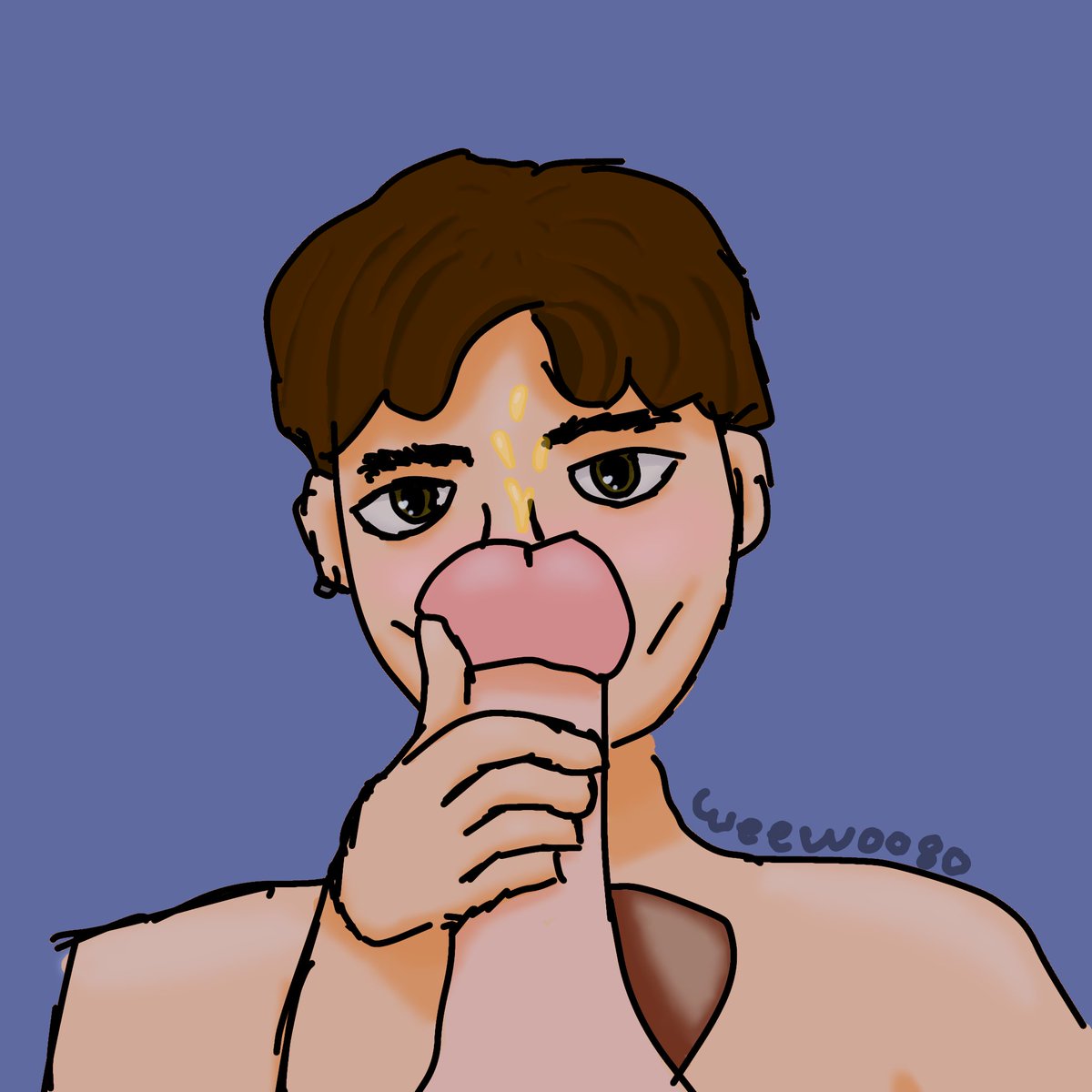 TheRealWeeWoo80's tweet photo. Happy kinktober! Doing lawlessbyler wheelby all month. Not my greatest work but not my worst either! Here is day 1 I chose watersports. #lawlessbyler  #wheelby #kinktober  #kinktober2026 #nsfw https://t.co/Q9yHpsJh4X