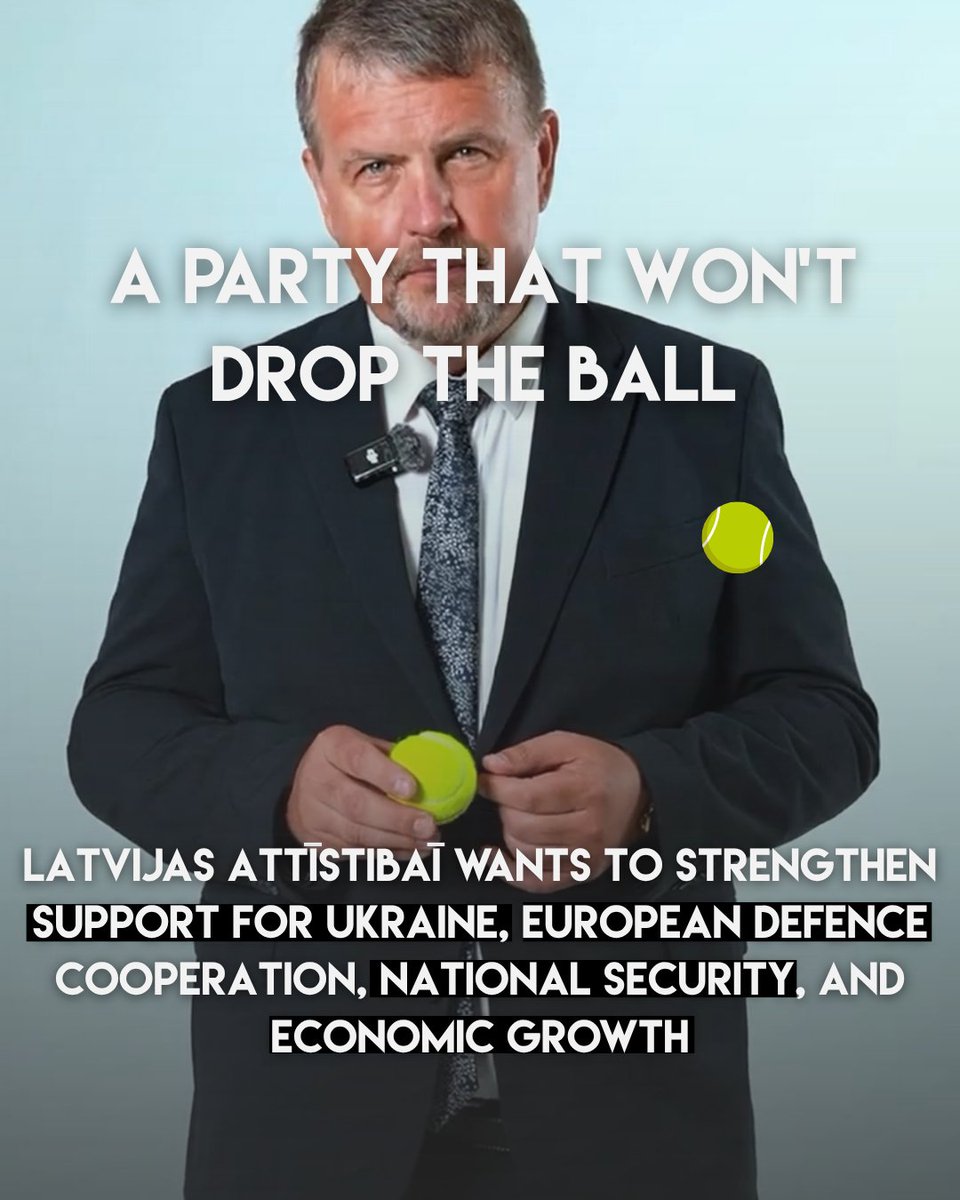 ALDEParty's tweet photo. 🇱🇻 Latvia votes this Saturday!

Get to know our member party @attistibai, their lead candidate @ijabs and their priorities for Latvia. Good luck! 🎾 https://t.co/vA9Pvk0fNu