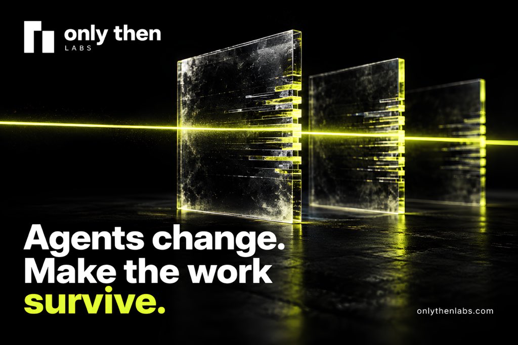 onlythenlabs's tweet photo. Agents change. Make the work survive.

We’re Only Then Labs. We’re building Proofpress to help research teams carry findings, evidence, and review decisions across agents and sessions.

Explore the recorded demo. Bring us a handoff worth fixing.
https://t.co/NWpotmCIIs https://t.co/O02feNOEjJ
