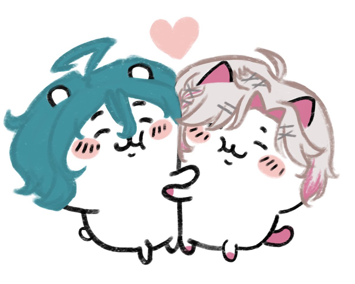 akymzki's tweet photo. Another day of elikawa!! Do not separate them 🫶🏻🩷💚 https://t.co/qwwM3y5t18