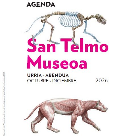 santelmomuseoa's tweet photo. Del paleoarte al arte contemporáneo, historia, creatividad, fotolibros, inteligencia artificial, Palestina, Jornadas Europeas del Patrimonio, Jornadas Fermin Leizaola, talleres para adultos/as y para familias... Eso y más este otoño en el Museo San Telmo. 
👉 https://t.co/lxZdTX0pz3
#SanSebastian